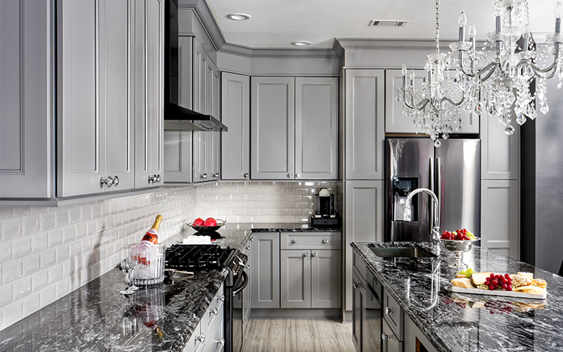 Nexus Slate medium grey cabinets